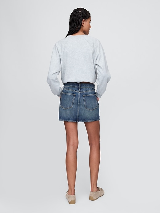 Image number 2 showing, Denim Mini Skirt