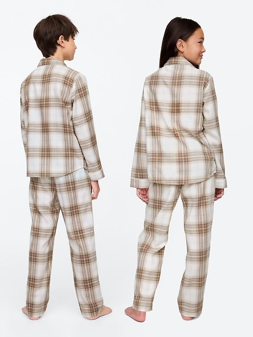 Image number 2 showing, Kids Recycled Flannel PJ set