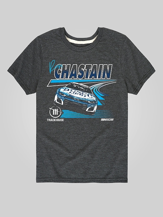 Image number 1 showing, Kids NASCAR Ross Chastain Race Lines Short Sleeve Graphic Tee