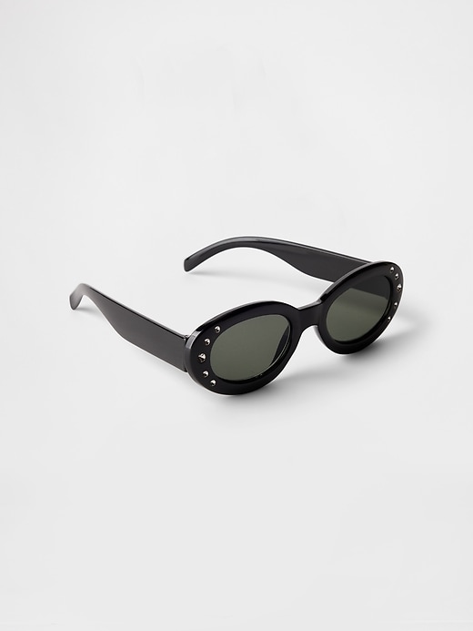 Image number 2 showing, Kids Retro Oval Sunglasses