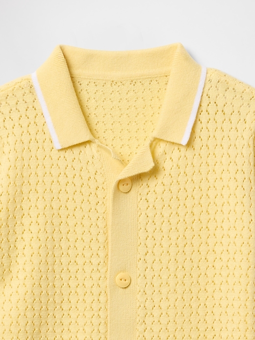 Image number 4 showing, Baby & Toddler Textured Sweater Shirt