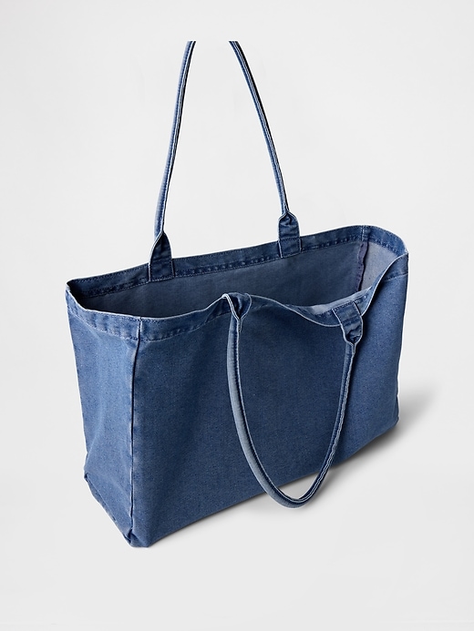 Image number 3 showing, Gap Logo Denim Tote Bag