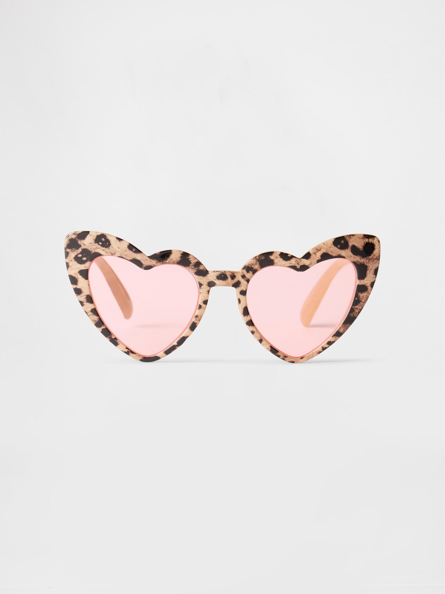 Toddler Recycled Leopard Heart Sunglasses