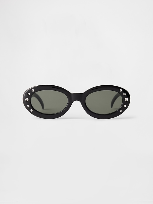 Image number 1 showing, Kids Retro Oval Sunglasses