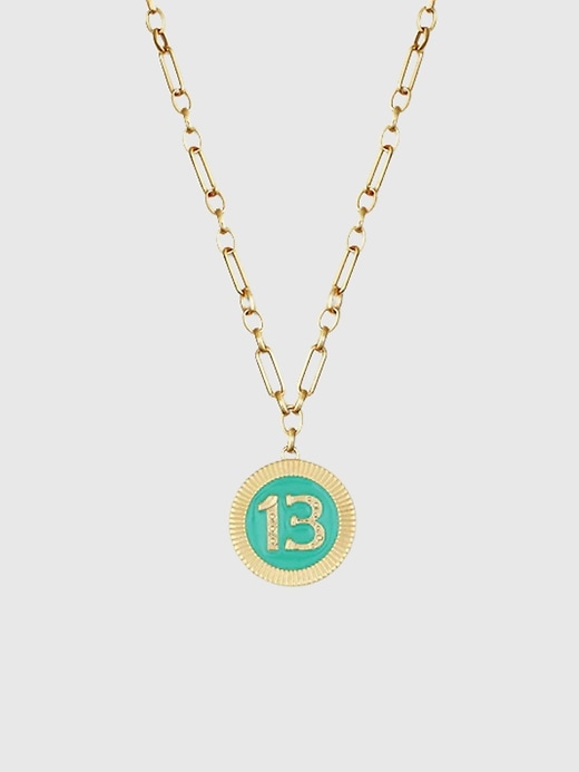 Image number 1 showing, HART Lucky 13 Poker Chip Necklace