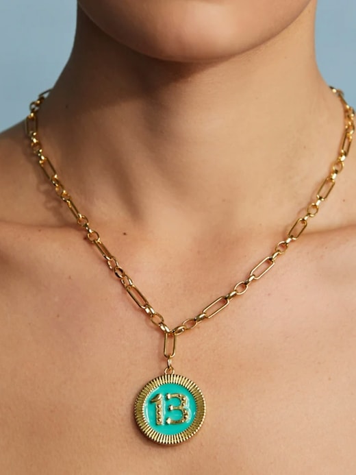 Image number 2 showing, HART Lucky 13 Poker Chip Necklace