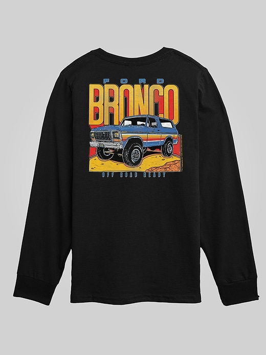 Image number 2 showing, Kids Ford Bronco Off Road Ready Long Sleeve Graphic Tee