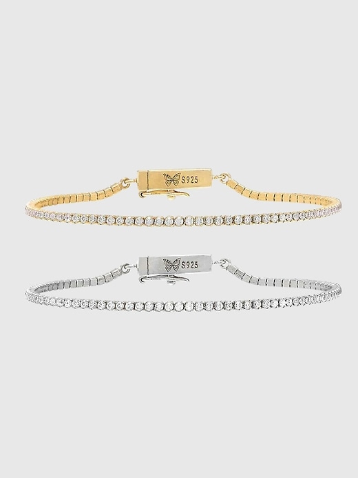 Image number 2 showing, Classic Thin Tennis Bracelet