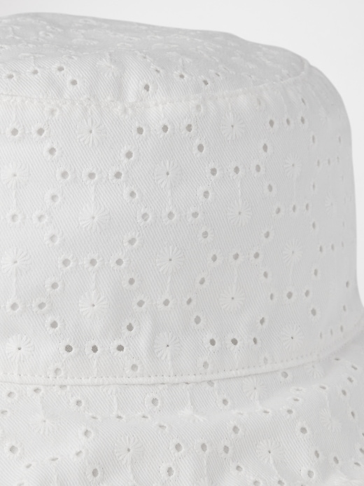 Image number 2 showing, Baby & Toddler Eyelet Bucket Hat