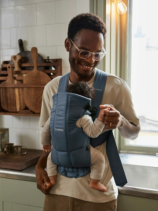 Image number 4 showing, BabyBjorn Woven Baby Carrier Mini