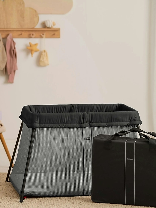 Image number 2 showing, BabyBjorn Travel Crib Light and Fitted Sheet Bundle Pack