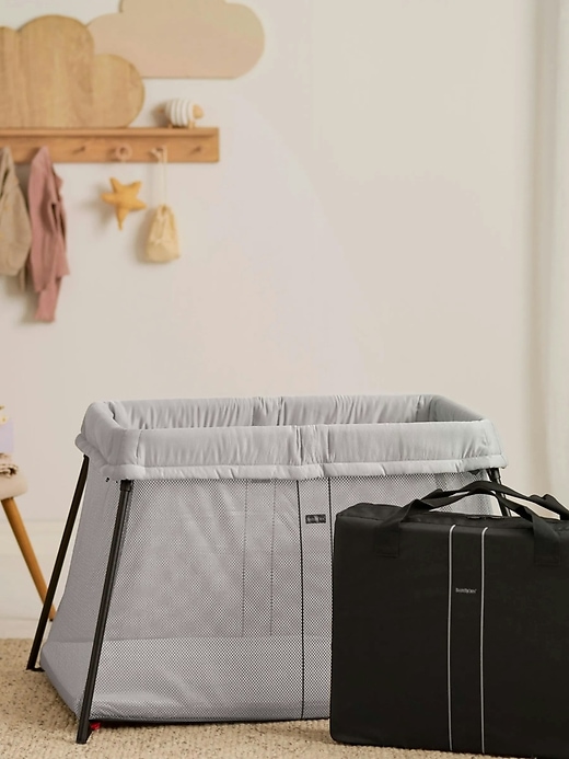 Image number 2 showing, BabyBjorn Travel Crib Light and Fitted Sheet Bundle Pack