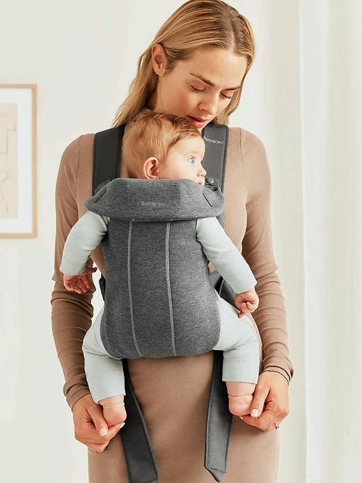 Image number 3 showing, BabyBjorn 3D Jersey Baby Carrier Mini