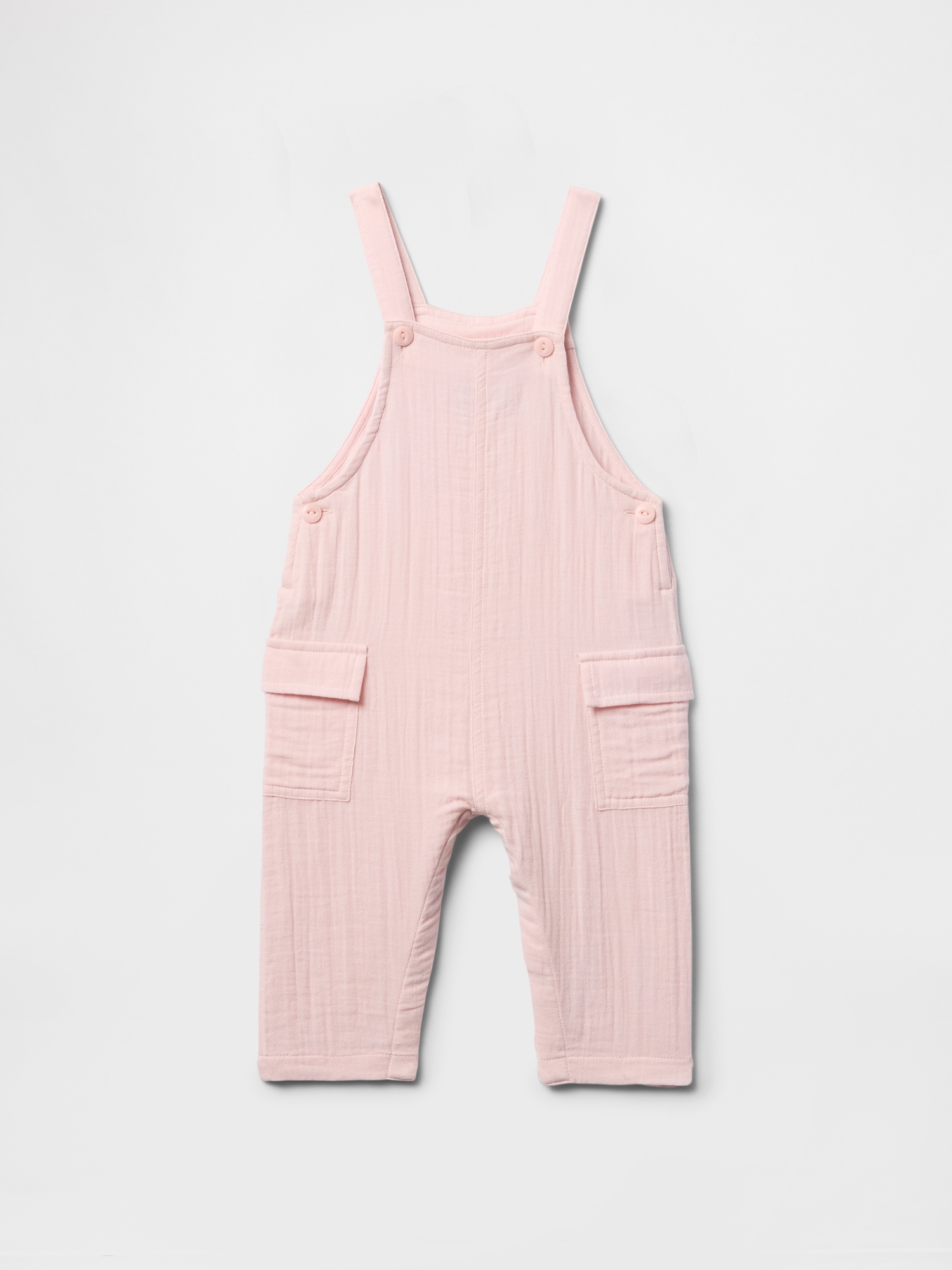 Baby Crinkle Gauze Overalls