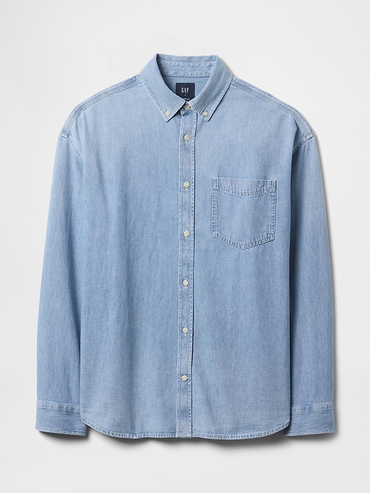 Image number 5 showing, Denim Big Shirt