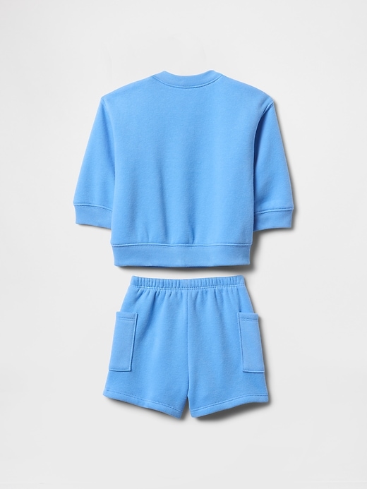 Image number 2 showing, Baby Vintage Soft Logo Sweat Shorts Set