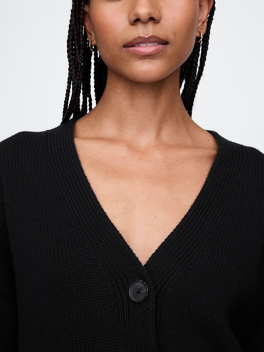 Image number 4 showing, Cropped V-Neck Cardigan