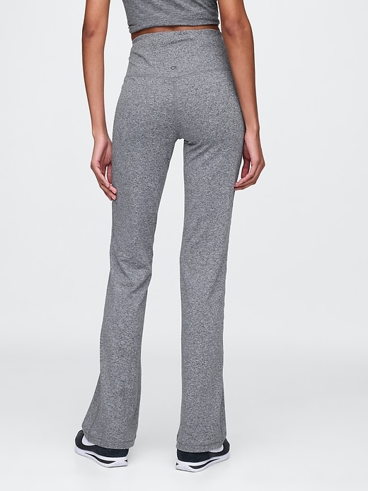 Image number 3 showing, GapFit Lightweight Brushed Jersey Flare Leggings