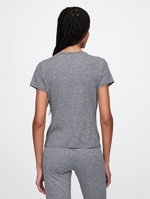 Image number 2 showing, GapFit Lightweight Brushed Jersey T-Shirt