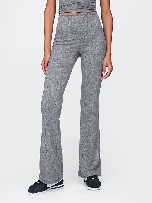 Image number 2 showing, GapFit Lightweight Brushed Jersey Flare Leggings