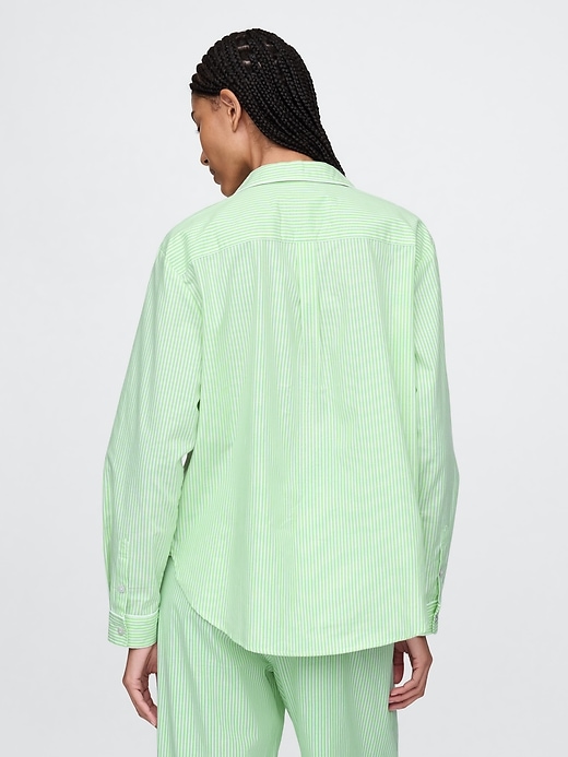 Image number 3 showing, Poplin PJ Shirt