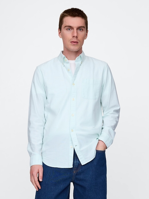 Image number 1 showing, Classic Oxford Shirt in Standard Fit