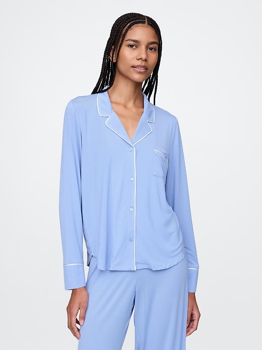 Image number 1 showing, Modal Pajama Shirt