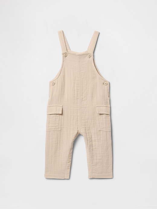 Image number 1 showing, Baby Crinkle Gauze Overalls