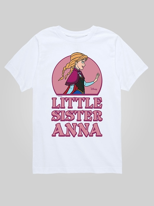 Image number 1 showing, Toddler Frozen Little Sister Anna Short Sleeve Graphic Tee