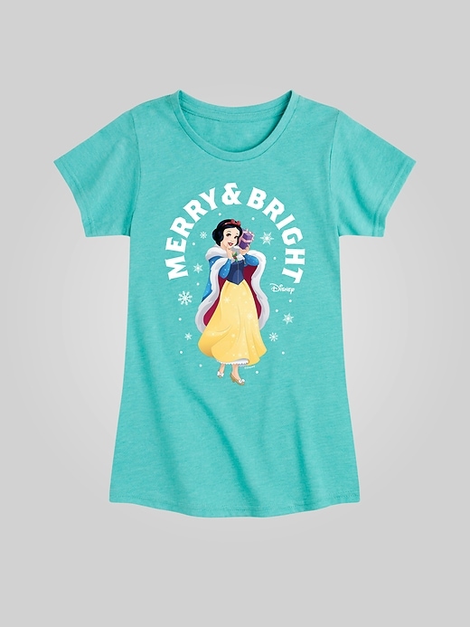 Image number 1 showing, Toddler Disney Princess Merry and Bright Snow White Fitted Short Sleeve Graphic Tee