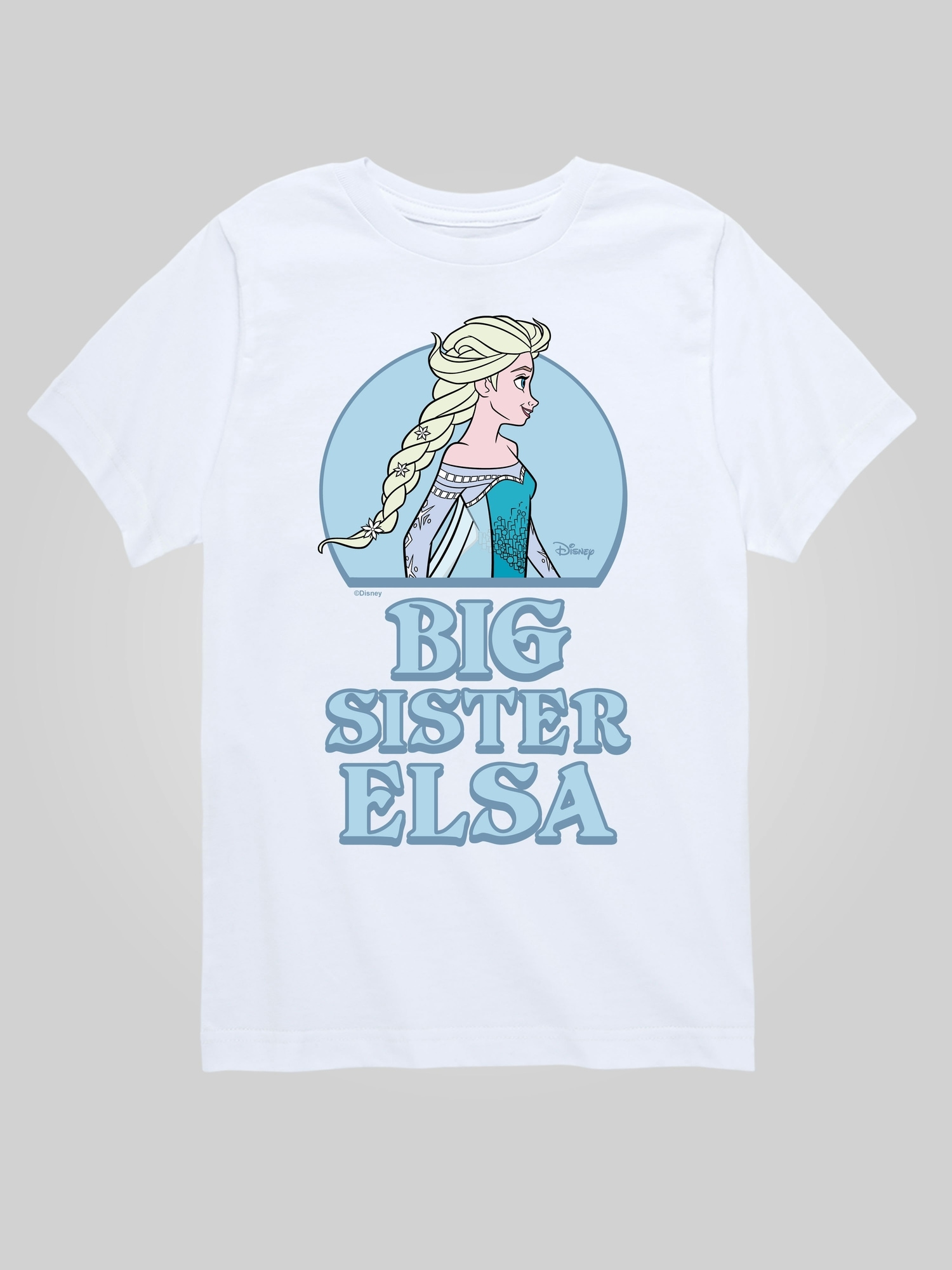 Toddler Frozen Big Sister Elsa Short Sleeve Graphic Tee