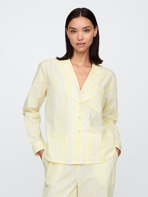 Image number 1 showing, Poplin PJ Shirt