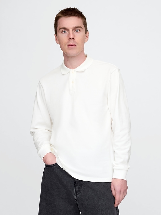 Image number 1 showing, Pique Polo Shirt