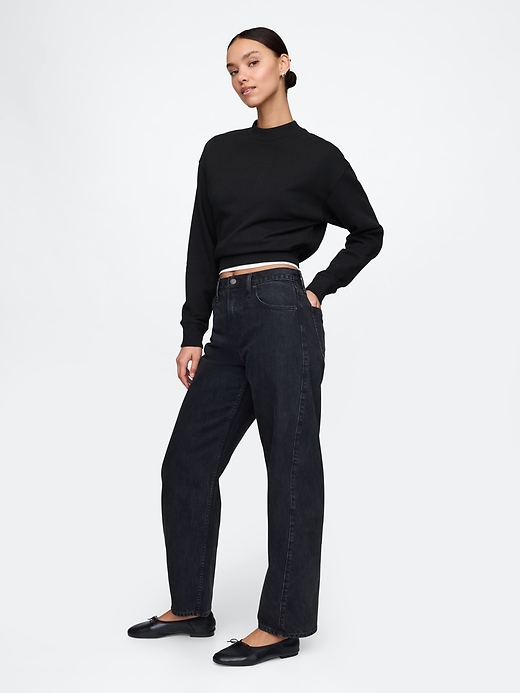 Image number 3 showing, Cropped Sweatshirt