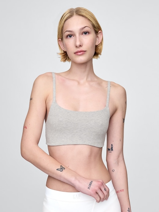 Image number 1 showing, Organic Stretch Cotton Bralette