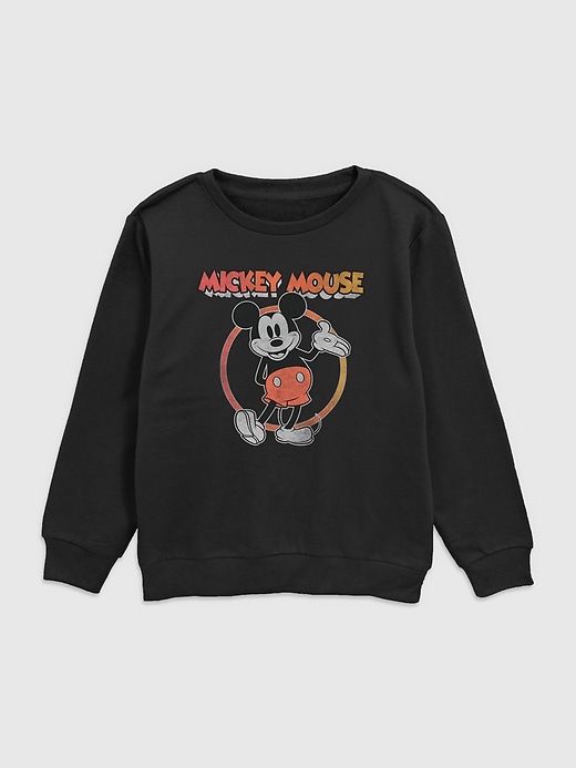 Image number 1 showing, Kids Mickey And Friends Retro Mickey Graphic Crew Neck Sweatshirt