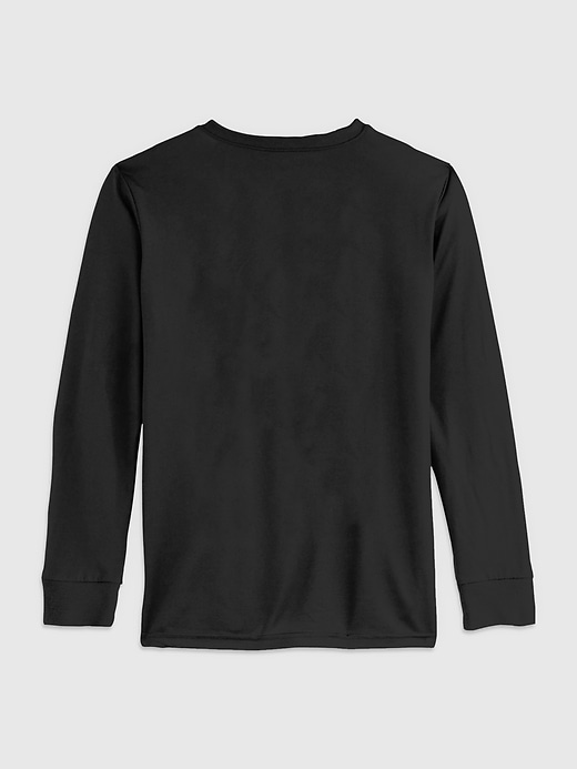 Image number 3 showing, Kids Minecraft Creeper Face Graphic Long Sleeve T-Shirt