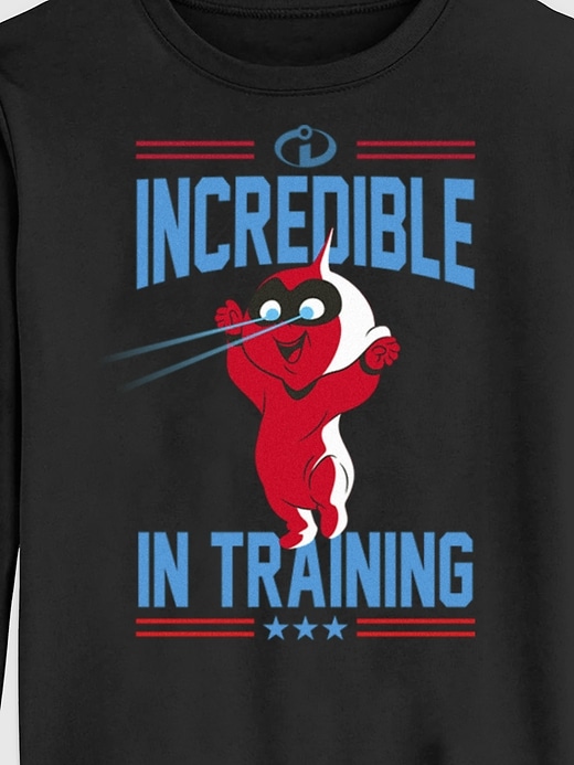 Image number 2 showing, Toddler The Incredibles Incredible In Training Graphic Long Sleeve T-Shirt