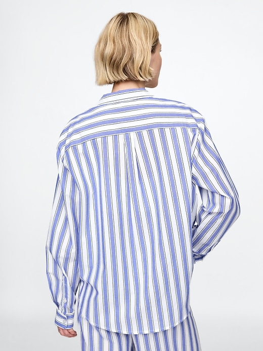 Image number 3 showing, Poplin PJ Shirt