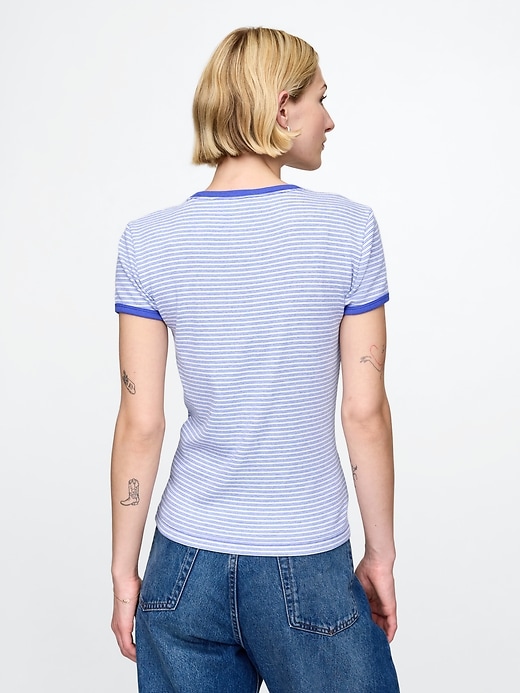 Image number 2 showing, Modern Rib Cropped T-Shirt