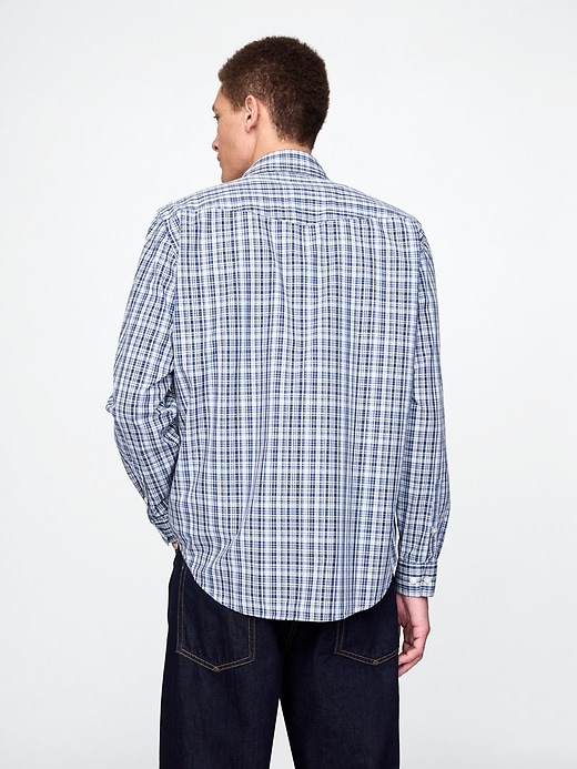 Image number 3 showing, Organic Cotton Poplin Western Shirt