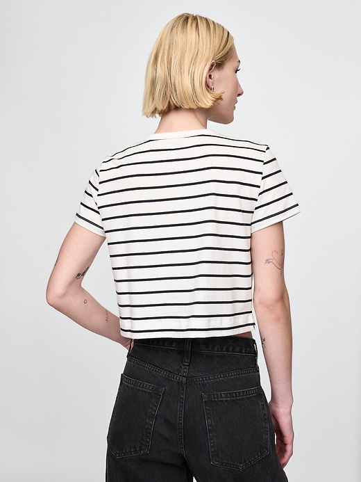 Image number 2 showing, Organic Cotton VintageSoft Cropped T-Shirt