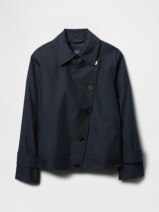 Image number 5 showing, Asymmetrical Trench Jacket