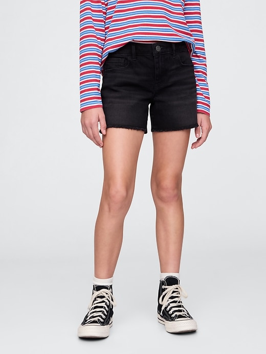 Image number 3 showing, Kids Midi Denim Shorts