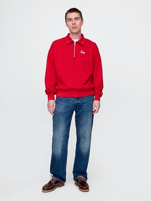 Image number 2 showing, Gap Logo Polo Sweatshirt