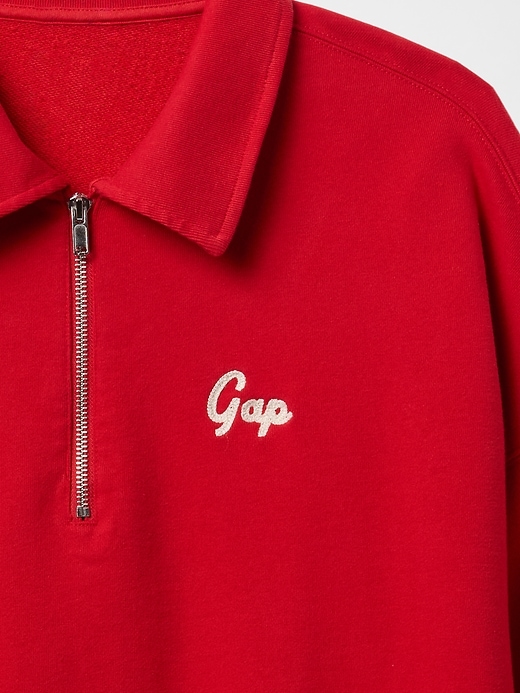 Image number 4 showing, Gap Logo Polo Sweatshirt