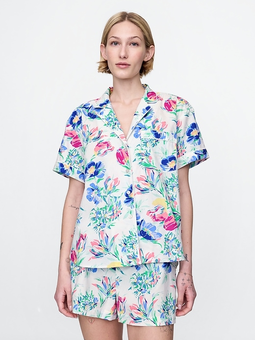 Image number 1 showing, Poplin PJ Shirt