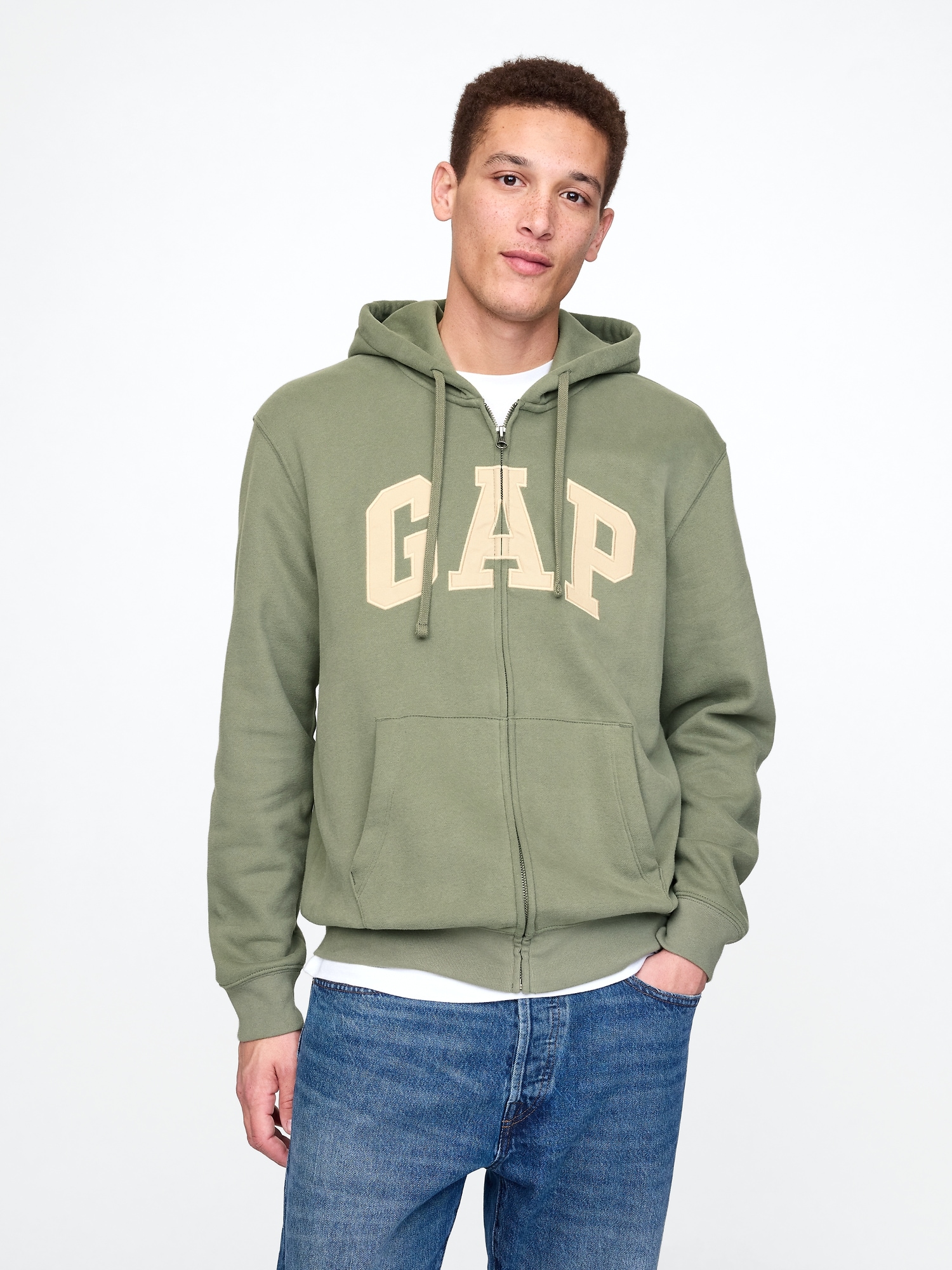 Vintage Soft Arch Logo Full-Zip Hoodie