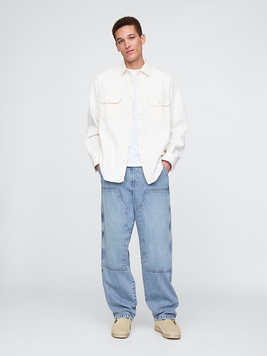 Image number 1 showing, UltraSoft Baggy Jeans