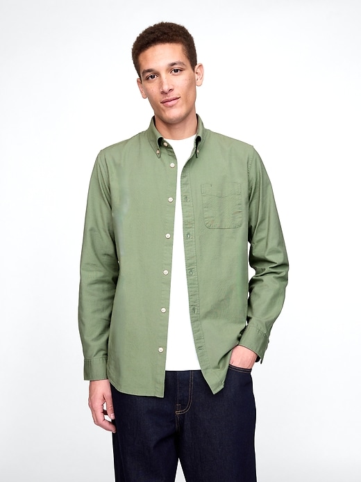 Image number 1 showing, Classic Oxford Shirt in Standard Fit